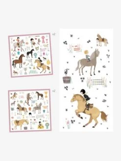 160 Stickers Chevaux DJECO Multicolore - Djeco -Enfants Jouets Magasin 160 stickers chevaux djeco 2