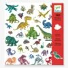 160 Stickers Dinosaures DJECO Vert - Djeco