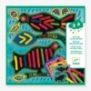Art Kuna Et Fils Chenilles Tout Doux DJECO Vert - Djeco -Enfants Jouets Magasin art kuna et fils chenilles tout doux djeco
