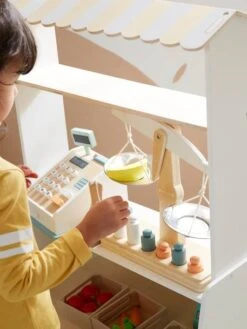 Balance à Poids En Bois FSC® Multicolore - Vertbaudet -Enfants Jouets Magasin balance a poids en bois fsc 3