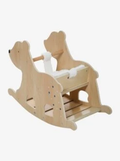Bascule Ours Polaire En Bois FSC® Naturel - Vertbaudet -Enfants Jouets Magasin bascule ours polaire en bois fsc 3