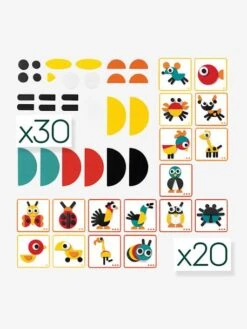 Blocs De Construction Ze Geoanimo DJECO Vert - Djeco -Enfants Jouets Magasin blocs de construction ze geoanimo djeco 2