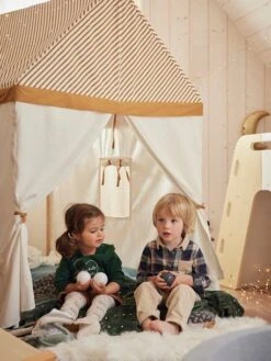 Cabane Maison En Tissu Multicolore - Vertbaudet -Enfants Jouets Magasin cabane maison en tissu 3