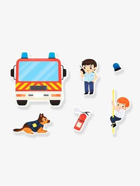 Cahier D'activités Mes Premiers Autocollants - Mes 500 Autocollants Police Et Pompiers AUZOU Jaune - Auzou 5 Cahier D'activités Mes Premiers Autocollants - Mes 500 Autocollants Police Et Pompiers AUZOU Jaune - Auzou – Image 3