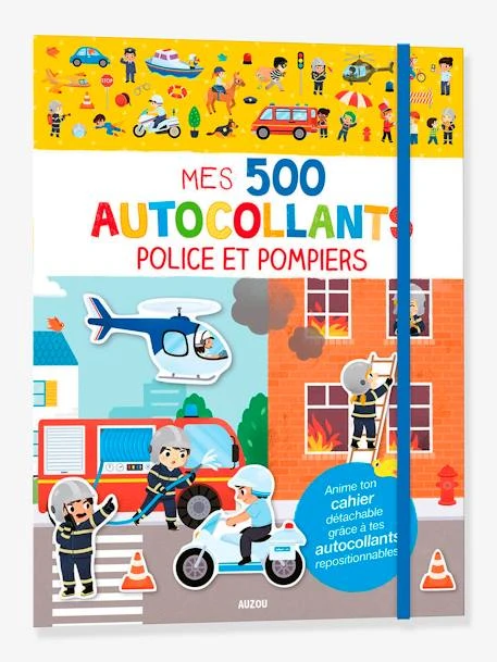 Cahier D'activités Mes Premiers Autocollants - Mes 500 Autocollants Police Et Pompiers AUZOU Jaune - Auzou 3 Cahier D'activités Mes Premiers Autocollants - Mes 500 Autocollants Police Et Pompiers AUZOU Jaune - Auzou
