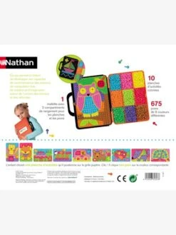 Clic Educ Mosaïques NATHAN Blanc - Nathan -Enfants Jouets Magasin clic educ mosaiques nathan 3