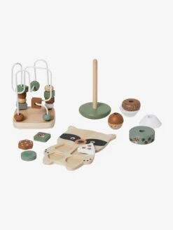 Coffret 3 Jeux D'éveil GREEN FOREST En Bois FSC® Multicolore - Vertbaudet 9 Coffret 3 Jeux D'éveil GREEN FOREST En Bois FSC® Multicolore - Vertbaudet -Enfants Jouets Magasin coffret 3 jeux deveil green forest en bois fsc 1