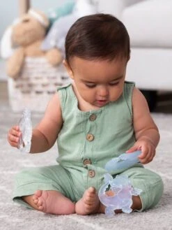 Coffret De 3 Anneaux De Dentition Cristal - INFANTINO Blanc - Infantino -Enfants Jouets Magasin coffret de 3 anneaux de dentition cristal infantino 3