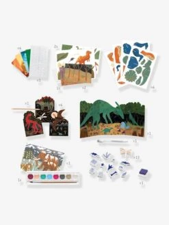 Coffret Le Monde Des Dinosaures DJECO Vert - Djeco -Enfants Jouets Magasin coffret le monde des dinosaures djeco 3
