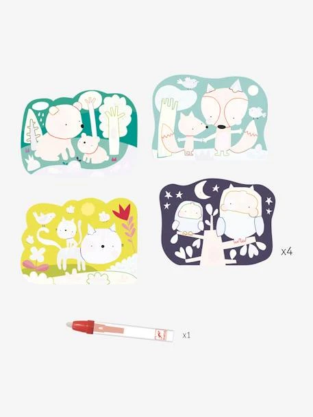 Coloriage Magique - Caché Dans Les Bois DJECO Mutlicolore - Djeco 4 Coloriage Magique - Caché Dans Les Bois DJECO Mutlicolore - Djeco – Image 2