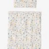 Couette + Oreiller Poupon En Gaze De Coton Blanc Fleuri - Vertbaudet -Enfants Jouets Magasin couette oreiller poupon en gaze de coton