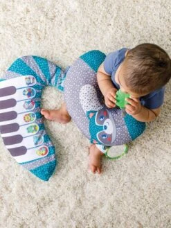Coussin Piano évolutif 3 En 1 Infantino Gris Et Bleu - Infantino -Enfants Jouets Magasin coussin piano evolutif 3 en 1 infantino 1