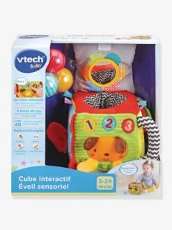 Cube Interactif éveil Sensoriel VTECH Multicolore - Toutes Les Marques -Enfants Jouets Magasin cube interactif eveil sensoriel vtech 2