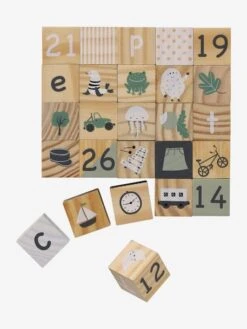 Cubes Alphabet En Bois FSC® Multicolore - Vertbaudet -Enfants Jouets Magasin cubes alphabet en bois fsc 2