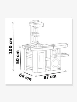 Cuisine Tefal Clean - SMOBY Blanc - Smoby -Enfants Jouets Magasin cuisine tefal clean smoby 4