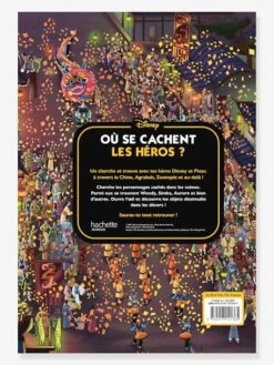 DISNEY CLASSIQUES - Où Se Cachent Tes Héros ? - Cherche Et Trouve - HACHETTE JEUNESSE Blanc - Disney -Enfants Jouets Magasin disney classiques ou se cachent tes heros cherche et trouve hachette jeunesse 3