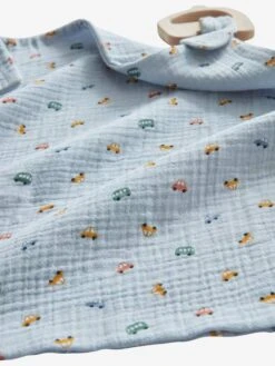 Doudou En Gaze De Coton + Hochet Bois EN VOITURE SIMON Multicolore - Vertbaudet -Enfants Jouets Magasin doudou en gaze de coton hochet bois en voiture simon 4