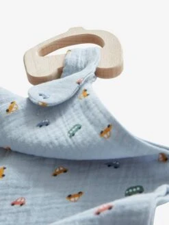 Doudou En Gaze De Coton + Hochet Bois EN VOITURE SIMON Multicolore - Vertbaudet -Enfants Jouets Magasin doudou en gaze de coton hochet bois en voiture simon 5