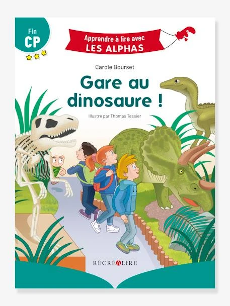 Gare Au Dinosaure ! RÉCRÉALIVRE Vert - Recrealire 3 Gare Au Dinosaure ! RÉCRÉALIVRE Vert - Recrealire