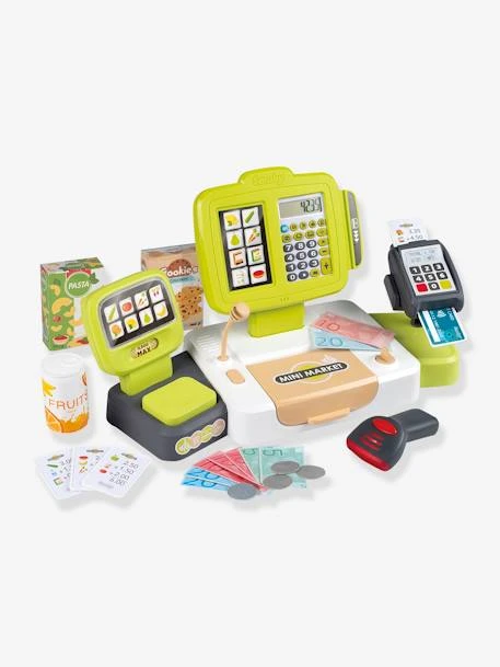 Grande Caisse Enregistreuse - SMOBY Vert - Smoby 3 Grande Caisse Enregistreuse - SMOBY Vert - Smoby