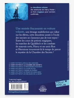 Harry Potter Et La Chambre Des Secrets T2 - GALLIMARD JEUNESSE Bleu - Gallimard -Enfants Jouets Magasin harry potter et la chambre des secrets t2 gallimard jeunesse 1