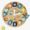 Horloge D'apprentissage En Bois FSC® Multicolore - Vertbaudet -Enfants Jouets Magasin horloge dapprentissage en bois fsc