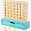 Jeu 4 En Ligne ! En Bois FSC® Multicolore - Vertbaudet -Enfants Jouets Magasin jeu 4 en ligne en bois fsc