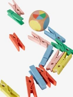 Jeu Des Pinces à Linge En Bois FSC® Multicolore - Vertbaudet -Enfants Jouets Magasin jeu des pinces a linge en bois fsc 5