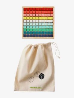 Jeu Des Tables De Multiplication En Bois FSC® Multicolore - Vertbaudet -Enfants Jouets Magasin jeu des tables de multiplication en bois fsc 3