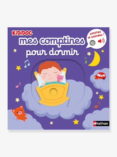 Kididoc - Mes Premières Comptines Pour Dormir - Livre Sonore Et Animé - NATHAN Multicolore - Nathan 3 Kididoc - Mes Premières Comptines Pour Dormir - Livre Sonore Et Animé - NATHAN Multicolore - Nathan