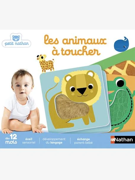 Les Animaux à Toucher NATHAN Blanc - Nathan 3 Les Animaux à Toucher NATHAN Blanc - Nathan