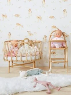 Lit Poupon En Rotin Beige - Vertbaudet -Enfants Jouets Magasin lit poupon en rotin 2
