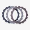 Lot De 3 Bracelets De Dentition Fleur - MUSHIE Vert - Mushie -Enfants Jouets Magasin lot de 3 bracelets de dentition fleur mushie