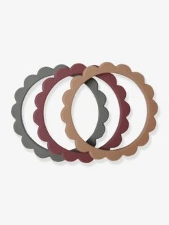 Lot De 3 Bracelets De Dentition Fleur - MUSHIE Vert - Mushie -Enfants Jouets Magasin lot de 3 bracelets de dentition fleur mushie 2