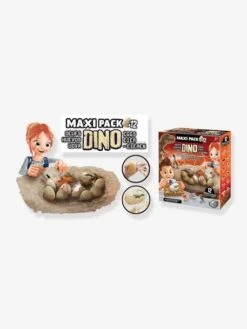 Maxi Pack 12 Oeufs Dinosaures - BUKI Orange - Buki -Enfants Jouets Magasin maxi pack 12 oeufs dinosaures buki 4