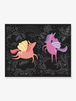 Mes Cartes à Gratter Licornes - AUZOU Noir - Auzou -Enfants Jouets Magasin mes cartes a gratter licornes auzou 2