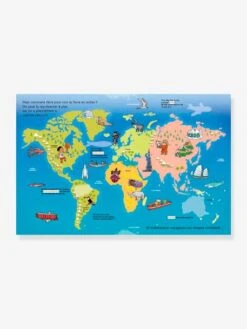 Mes Docs à Coller - Mon Premier Petit Atlas - ÉDITIONS MILAN Blanc - Hachette -Enfants Jouets Magasin mes docs a coller mon premier petit atlas editions milan 2