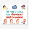 Mes Petits Gestes Pour Devenir Autonome - TOURBILLON Blanc - Hachette -Enfants Jouets Magasin mes petits gestes pour devenir autonome tourbillon