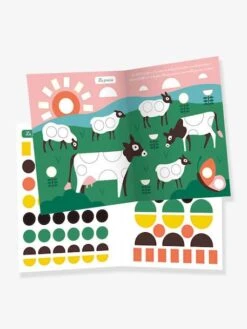 Mes Premières Gommettes Formes - La Ferme - AUZOU Jaune - Auzou -Enfants Jouets Magasin mes premieres gommettes formes la ferme auzou 2