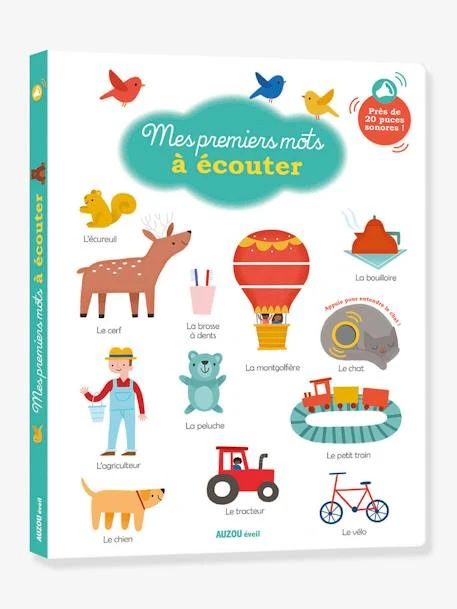 Mes Premiers Mots à écouter - AUZOU Blanc - Auzou 3 Mes Premiers Mots à écouter - AUZOU Blanc - Auzou
