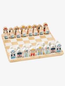 Mon Premier Jeu D'échecs En Bois FSC® Multicolore - Vertbaudet