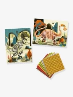Mosaïques Dinosaures DJECO Rouge - Djeco -Enfants Jouets Magasin mosaiques dinosaures djeco 1