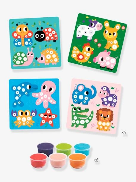 Pâte à Modeler Ronds De Pâte DJECO Vert - Djeco 3 Pâte à Modeler Ronds De Pâte DJECO Vert - Djeco – Image 2