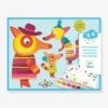 Peinture - La Famille Renard DJECO Bleu - Djeco -Enfants Jouets Magasin peinture la famille renard djeco