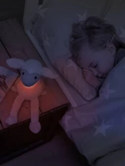 Peluche Veilleuse Et Liseuse Fin Le Mouton ZAZU Gris - Toutes Les Marques -Enfants Jouets Magasin peluche veilleuse et liseuse fin le mouton zazu 2