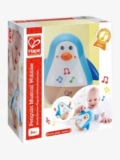 Pingouin Culbuto Musical HAPE Bleu - Hape -Enfants Jouets Magasin pingouin culbuto musical hape 4