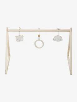 Portique D'éveil Base Triangle En Bois FSC® Beige - Vertbaudet -Enfants Jouets Magasin portique deveil base triangle en bois fsc 4