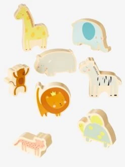 Puzzle Chunky Jungle En Bois FSC® Multicolore - Vertbaudet -Enfants Jouets Magasin puzzle chunky jungle en bois fsc 3