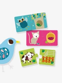 Puzzle Duo Habitat - DJECO Multicolore - Djeco -Enfants Jouets Magasin puzzle duo habitat djeco 3