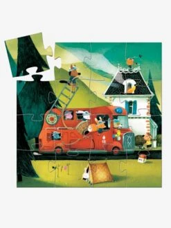 Puzzle Le Camion De Pompier 16 Pièces DJECO Multicolore - Djeco -Enfants Jouets Magasin puzzle le camion de pompier 16 pieces djeco 1